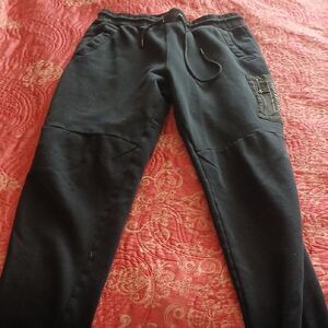 Scotch And Soda Men's Black Sweatl Pants